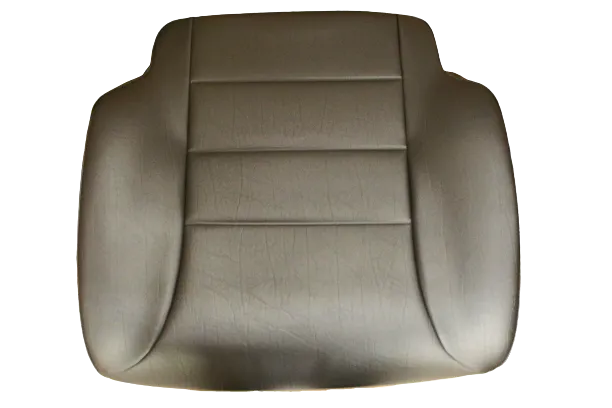 U Cush Peterbilt - STD Black Vinyl With Pleating - 21" Replacement Cushion