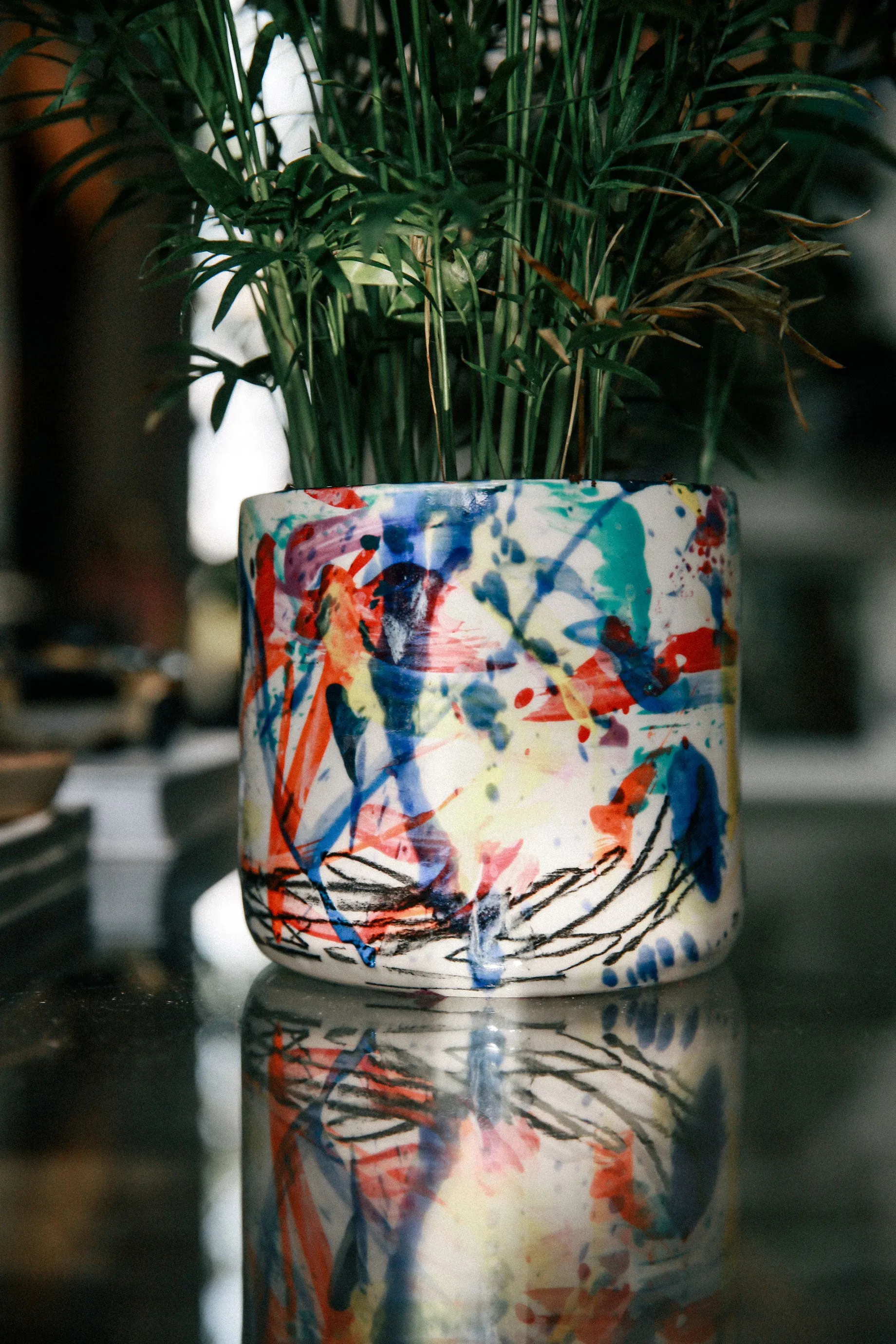Wacky Planter Colorful - Large