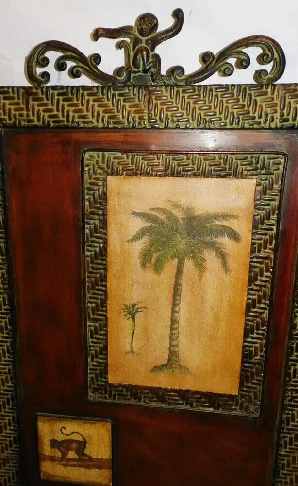 Wall Hanging, Decor, Pair, Painted, Embossed Metal Decorative Wall Decor!!