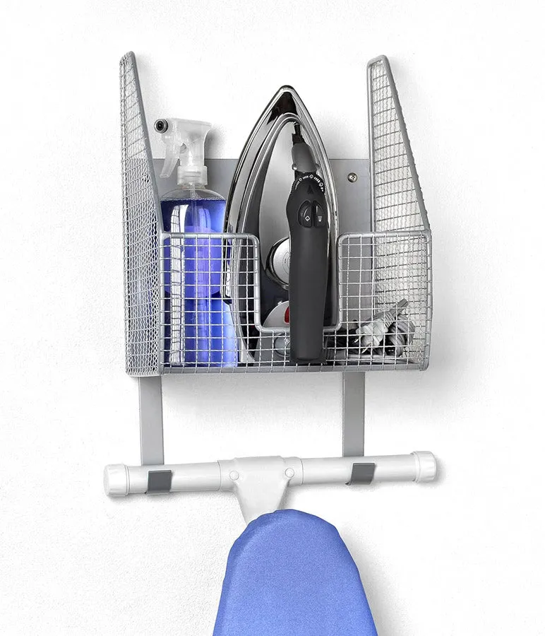 Wall Mount Iron and Ironing Board Holder