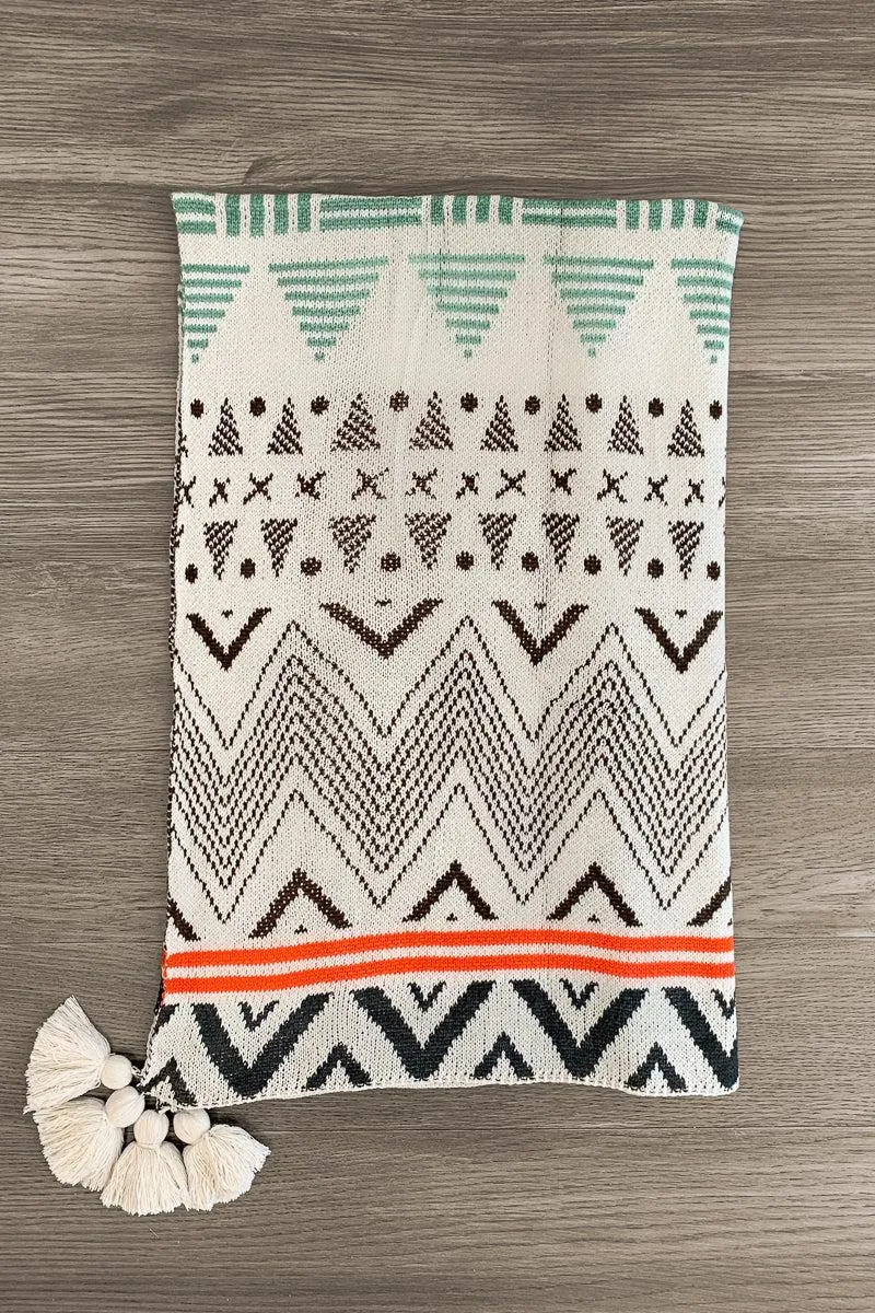 Western Boho Throw Blankets
