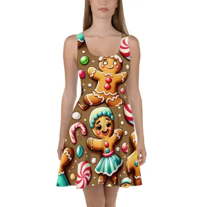 Whimsical Winter Wear Skater Dress