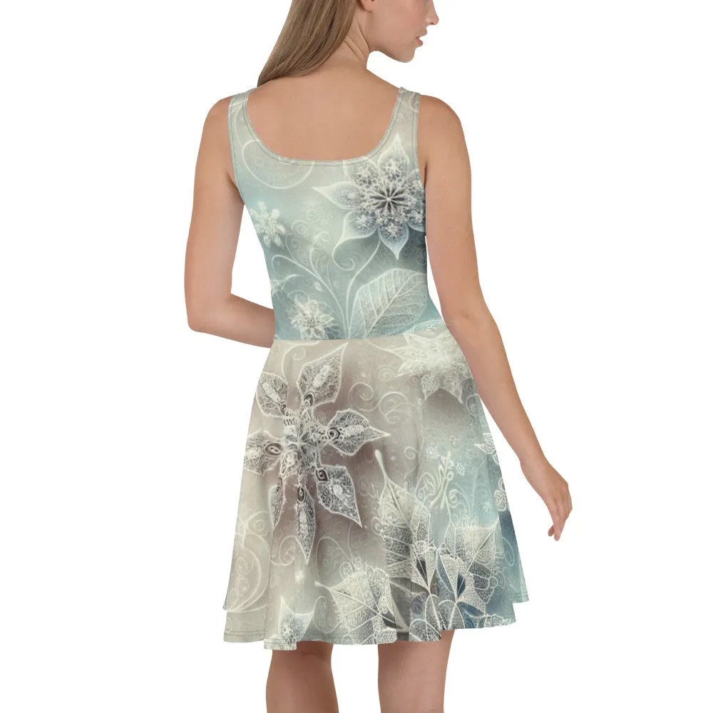 Whimsical Winter Wear Skater Dress
