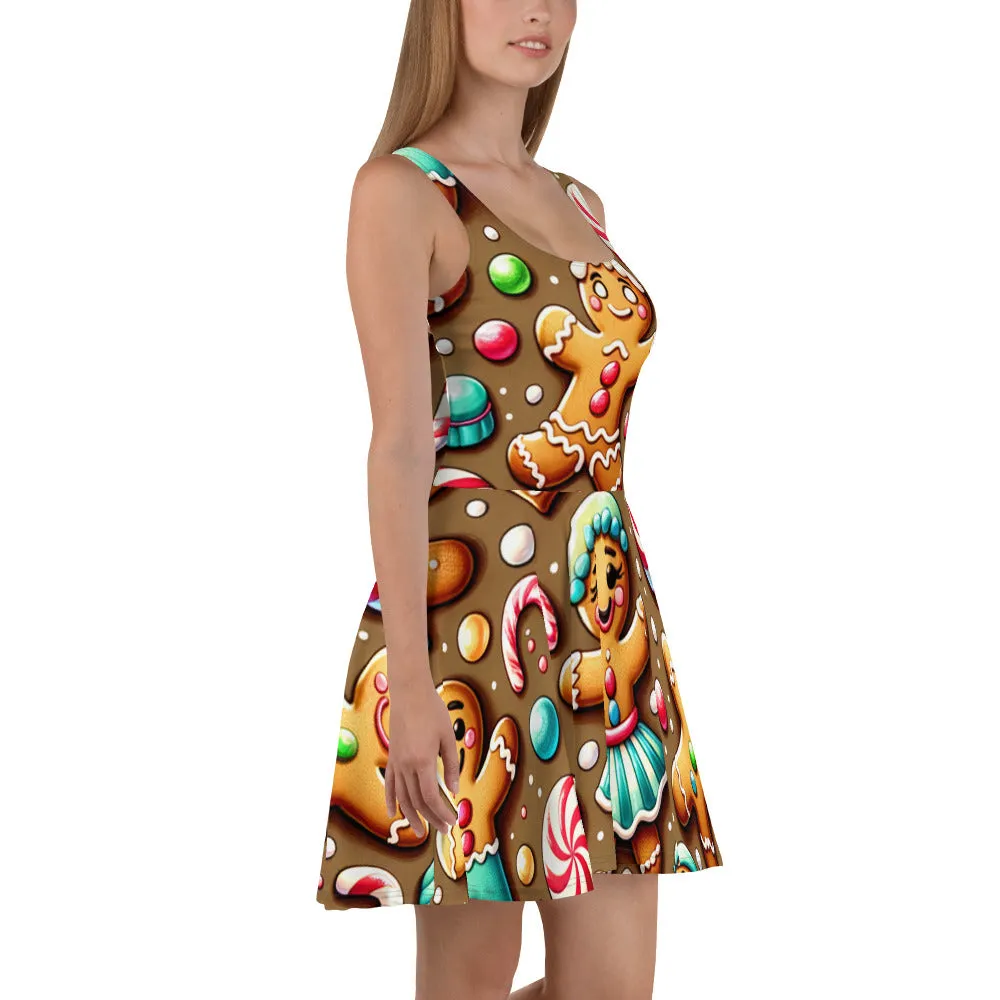 Whimsical Winter Wear Skater Dress