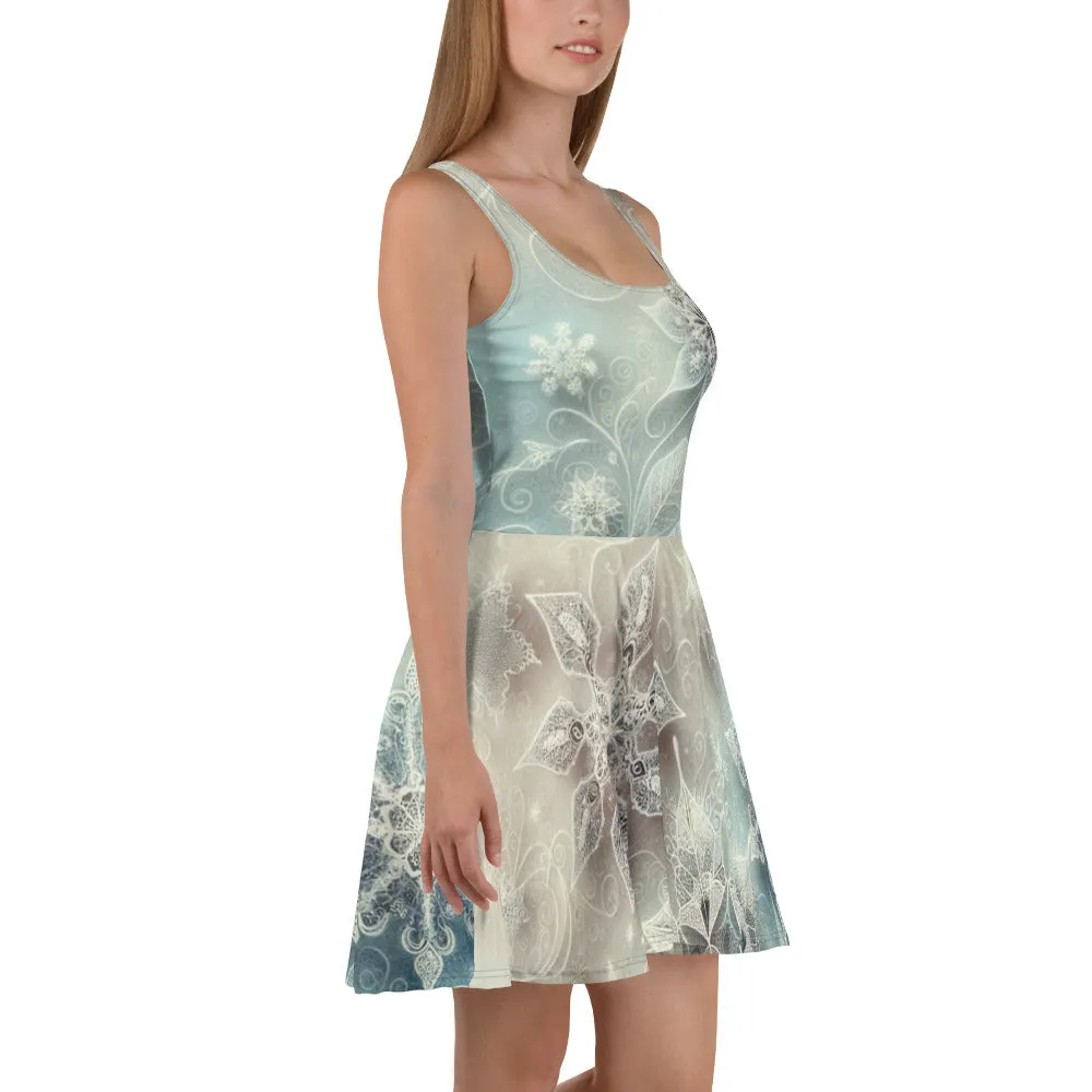 Whimsical Winter Wear Skater Dress