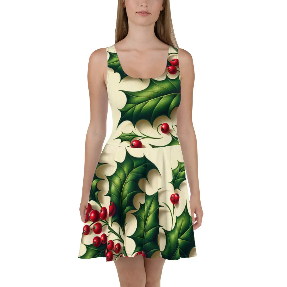 Whimsical Winter Wear Skater Dress