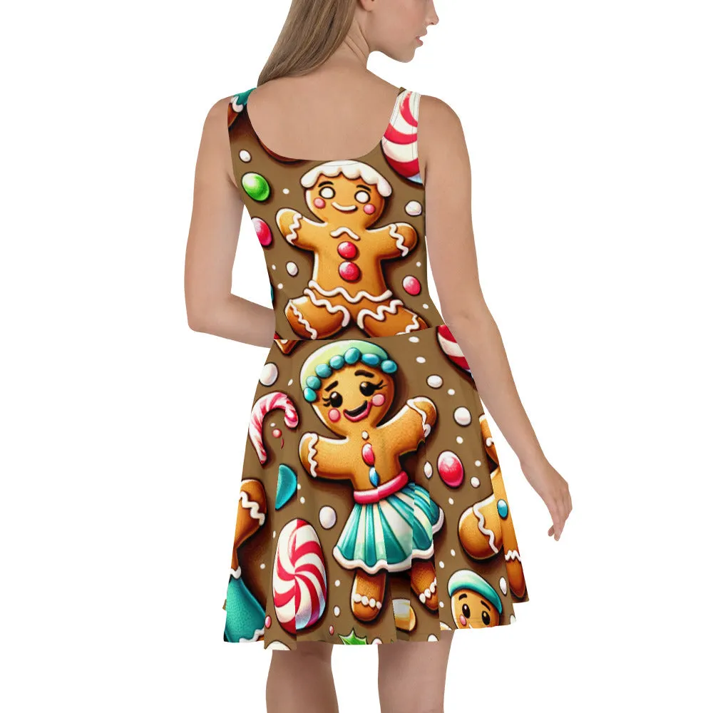 Whimsical Winter Wear Skater Dress