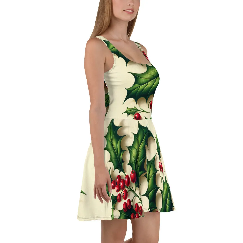 Whimsical Winter Wear Skater Dress
