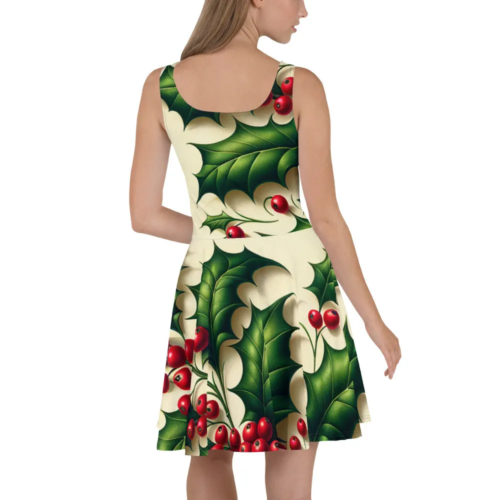 Whimsical Winter Wear Skater Dress