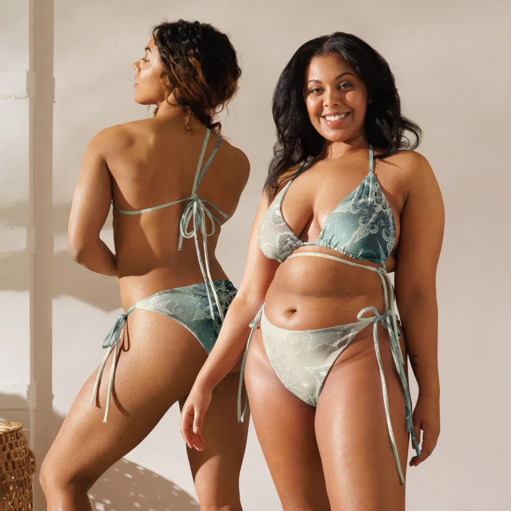 Whimsical Winter Wear String Bikini