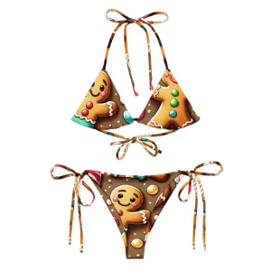 Whimsical Winter Wear String Bikini