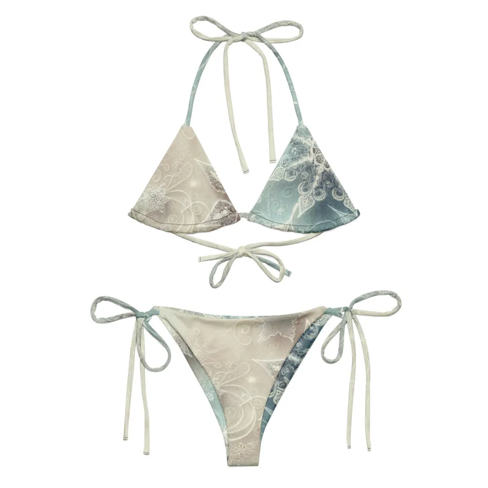 Whimsical Winter Wear String Bikini