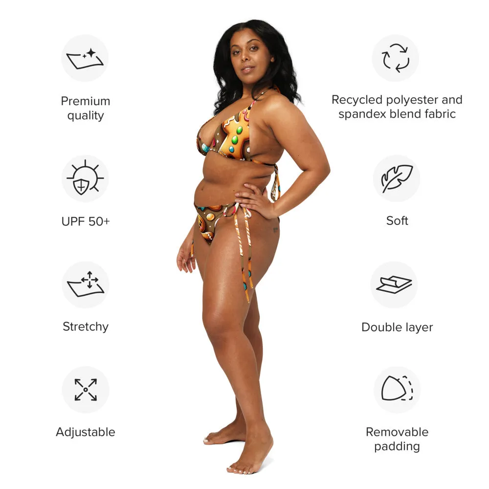 Whimsical Winter Wear String Bikini