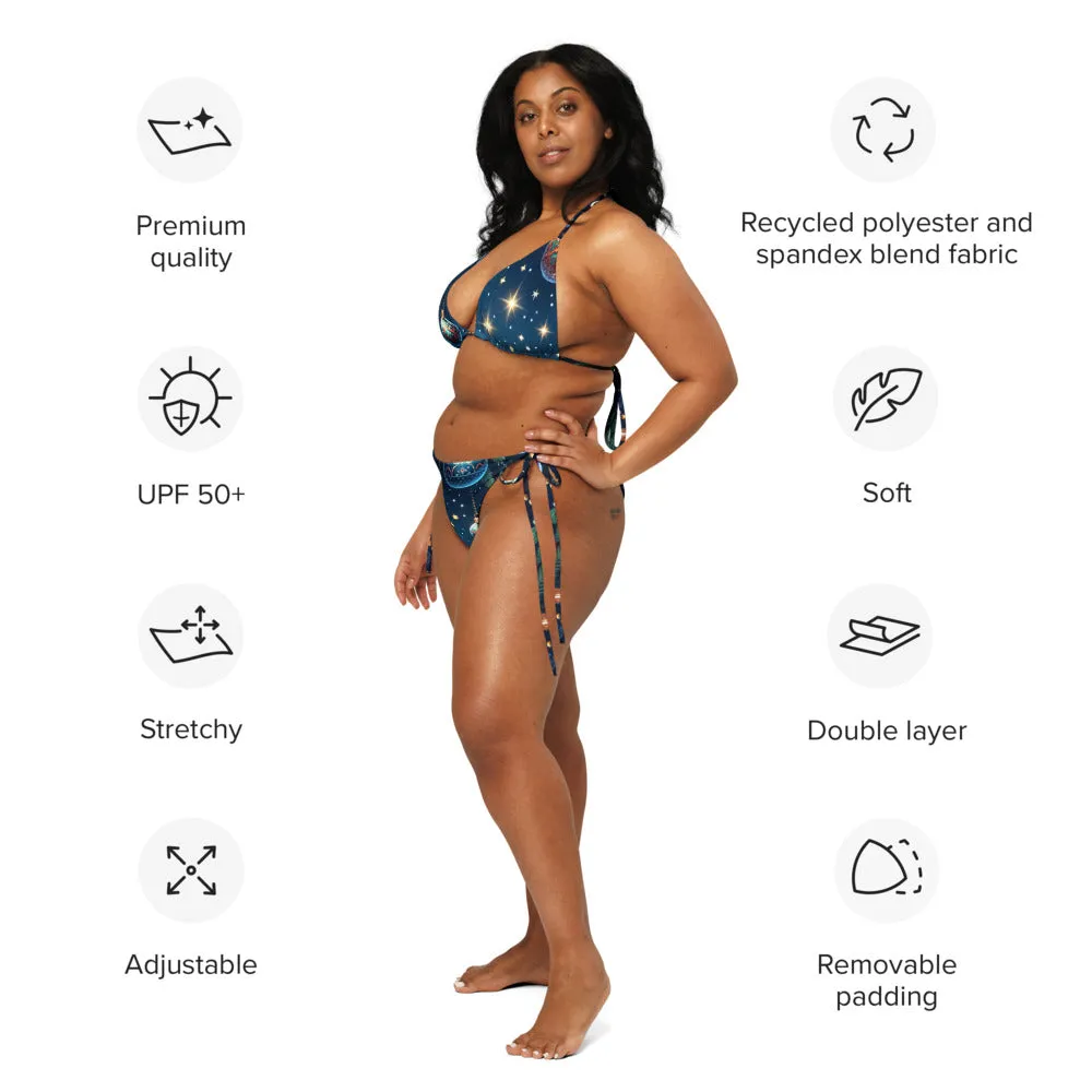 Whimsical Winter Wear String Bikini