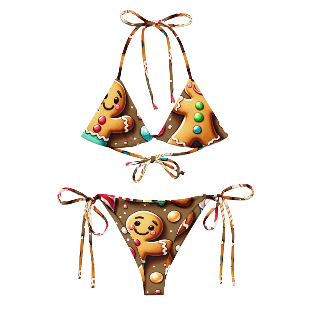 Whimsical Winter Wear String Bikini