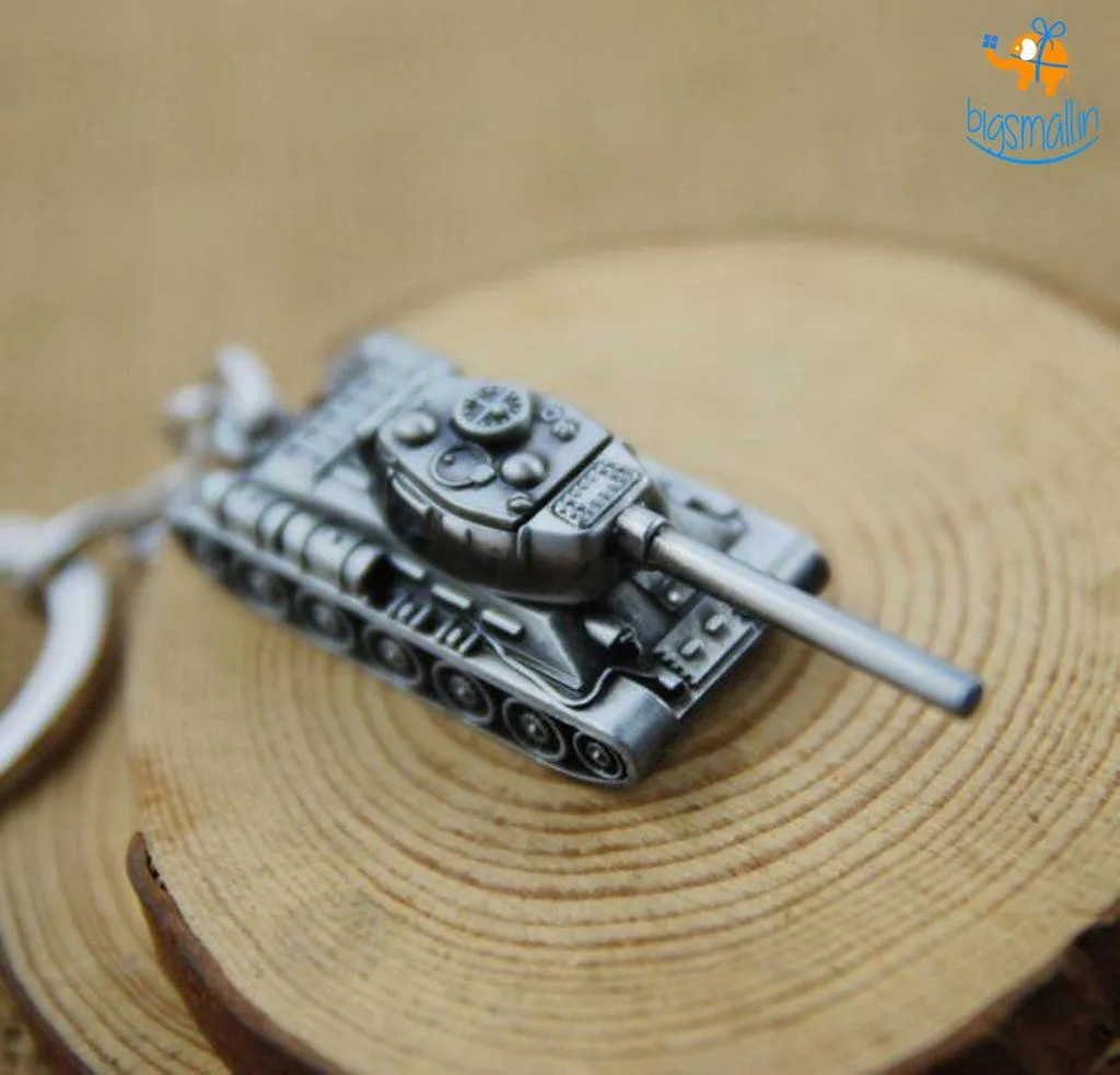 WoT Tank Metallic Keychain