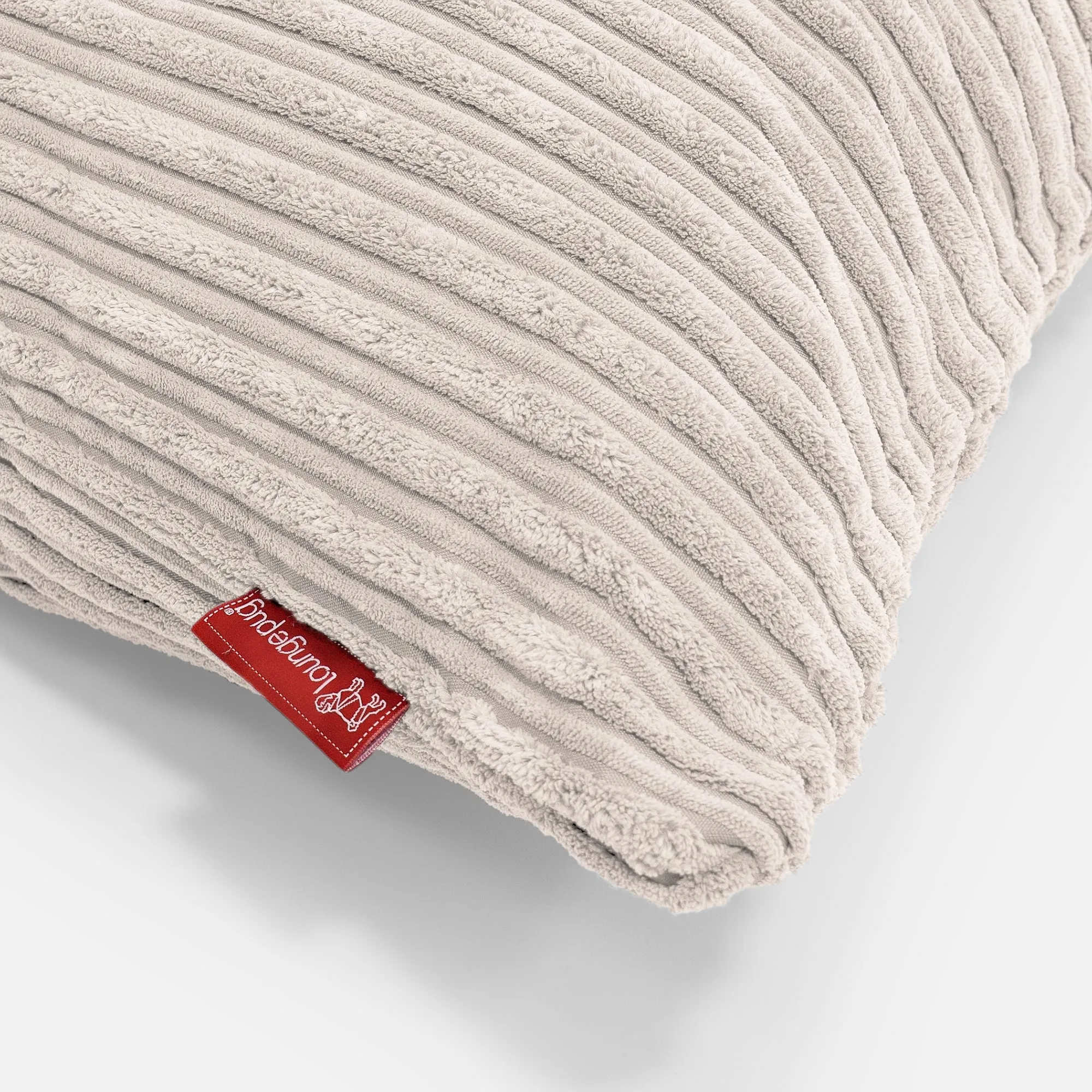 XL Rectangular Support Cushion Cover 40 x 70cm - Cord Ivory