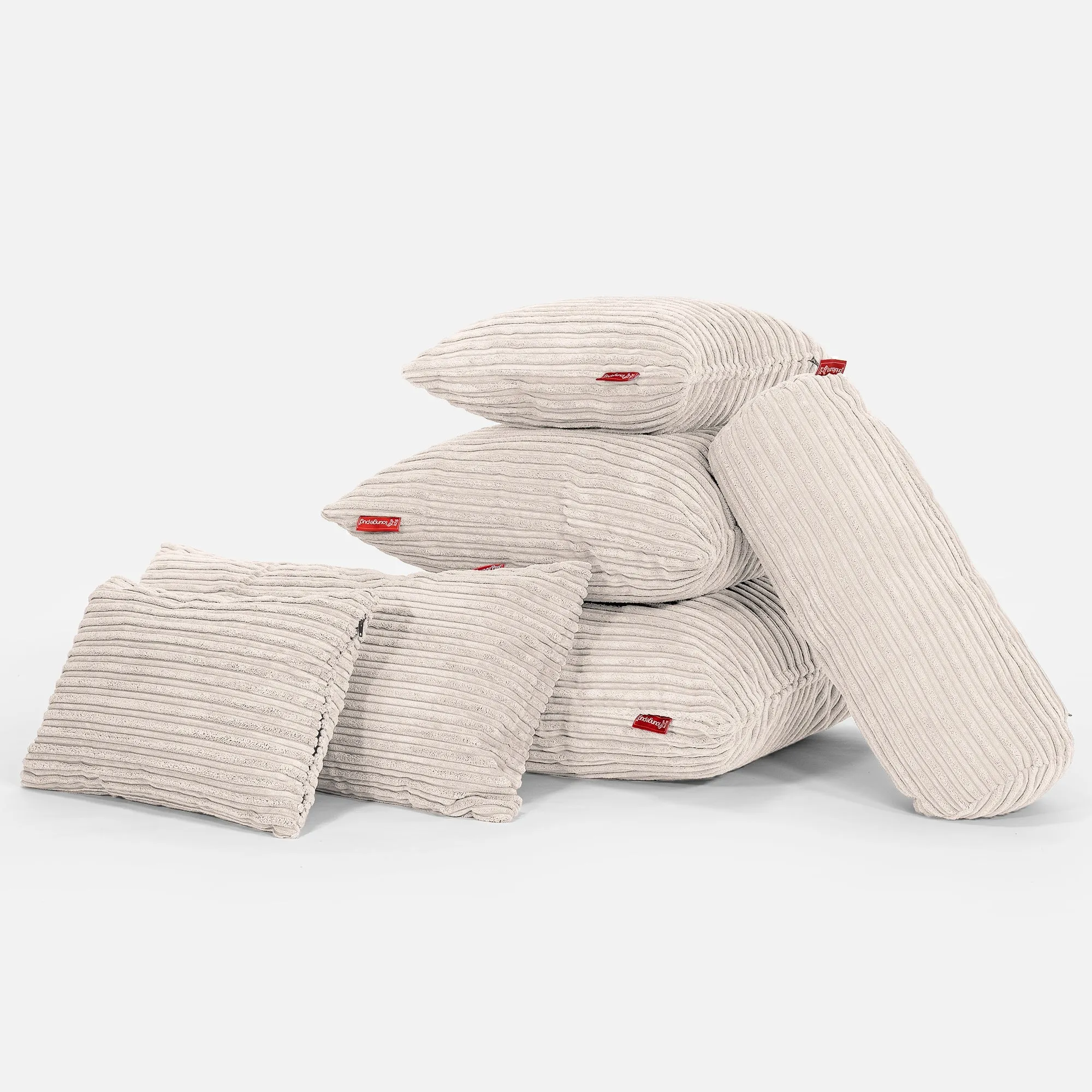 XL Rectangular Support Cushion Cover 40 x 70cm - Cord Ivory