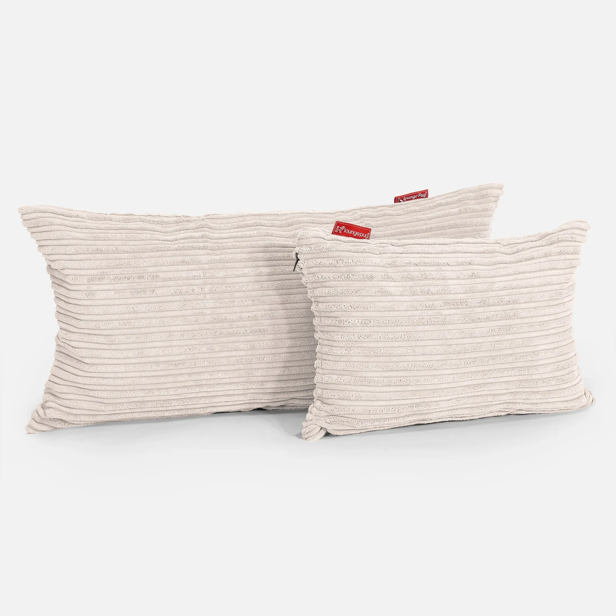 XL Rectangular Support Cushion Cover 40 x 70cm - Cord Ivory