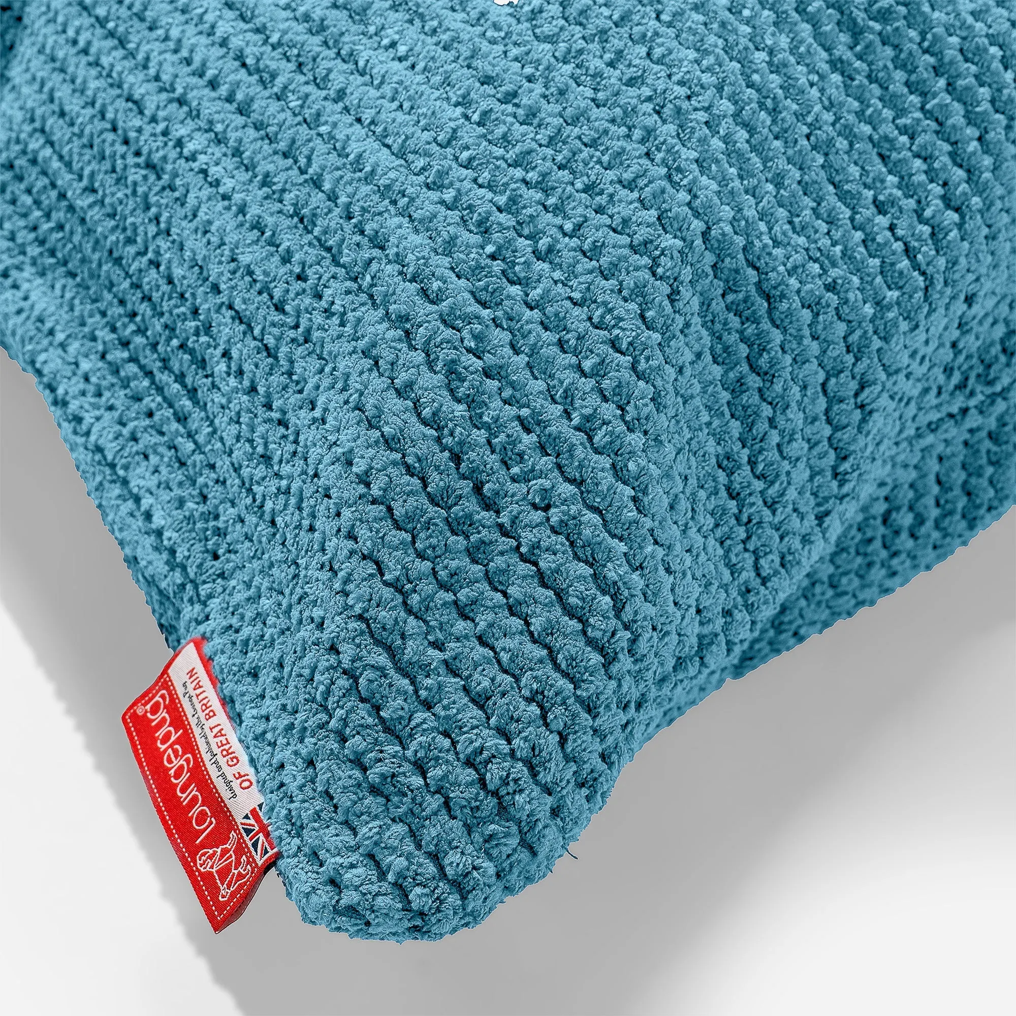 XL Rectangular Support Cushion Cover 40 x 70cm - Pom Pom Aegean Blue